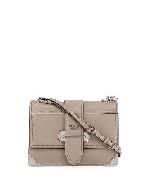 prada large soft cahier shoulder bag